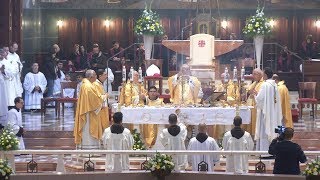 Holy Mass on the Solemnity of the Annunciation from Nazareth Israel 25 March 2019 HD [upl. by Rubliw]