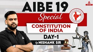 AIBE 19  AIBE 19 Preparation  Constitution of India MCQ  All India Bar Examination [upl. by Elwood]