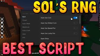 BEST SCRIPT FOR SOLS RNG  AUTO WALK TO POTIONS AND ITEMS  AUTO USE  ANTI AFK [upl. by Ymrej]