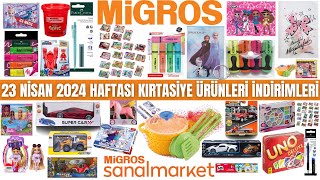 MÄ°GROS KIRTASÄ°YE OYUNCAK  23 NÄ°SAN 2024 HAFTASI  MÄ°GROS SANAL MARKET Ä°NDÄ°RÄ°MLERÄ° [upl. by Enahc]