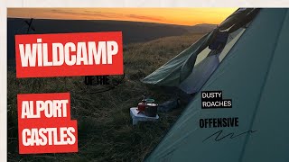 Wild camp at Peak District Alport castles in the Durston XMid 1P solid [upl. by Janik]