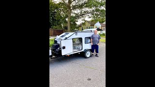 AMAZING 2500 DIY Camping Trailer [upl. by Oilut]