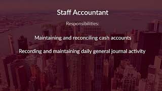 Explore Available Staff Accountant Jobs Responsibilities Qualifications and Opportunities [upl. by Emor]