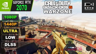 RTX 2070  COD Warzone AREA 99 Performance Review  Benchmark 1080P 1440P Ultra amp LOW DLSS [upl. by Ecirtael]