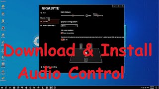 HOW TO DOWNLOAD amp INSTALL REALTEK AUDIO DRIVER AND AUDIO CONSOLE  REALTEK CONTROL APP [upl. by Lonnard832]