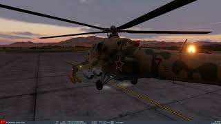 DCS Mi 24P Afghan War Szatan Arba campaign Mission 04 [upl. by Siulegroj]