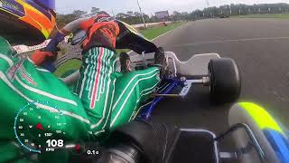 Senior Rotax Max Onboard Hotlap of  Karting Genk [upl. by Corny]