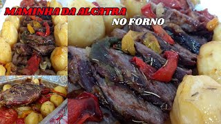 MAMINHA DA ALCATRA NO FORNO  RECEITAS DA ROSA [upl. by Lumbye]