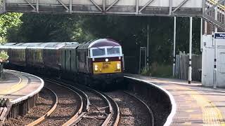 69009 Western Consort with 5Z66 passing through Ashurst [upl. by Eiralav867]