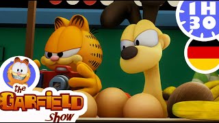 😼 Garfield und Odie spionieren Nermal aus  🕵️‍♂️ Zusammenstellung lustiger Episoden [upl. by Akimad]