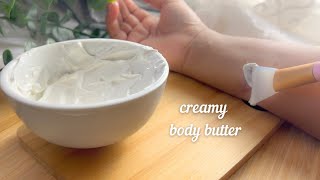 Make the Creamiest Body Butter for soft glowing skin [upl. by Acilejna]