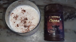 Chocolate Milkshake Recipe with cocoa powder [upl. by Lorenzana]