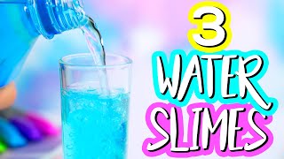 DIY Water Slime How To Make The Best Water Slime Recipe Jiggly Water Slime [upl. by Ydaj360]