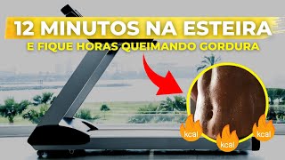 Treino de 12 minutos na Esteira  Queima muita Gordura da Barriga [upl. by Ehtyaf]