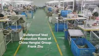 Bulletproof Vest Production from China Bulletproof Tactical Vest manufacturer and supplier [upl. by Arreit]