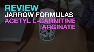 REVIEW Jarrow Formulas Acetyl LCarnitine Arginate 500mg [upl. by Sanfourd]