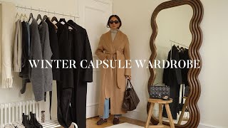 WINTER CAPSULE WARDROBE  MUST HAVE PIECES FOR WINTER LOOKBOOK 2023 [upl. by Okiruy203]