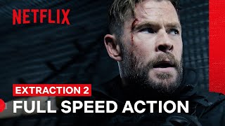 Chris Hemsworth Fights Baddies on a Moving Train  Extraction 2  Netflix Philippines [upl. by Arabel]