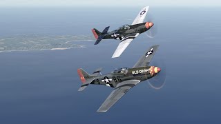 332FG Wingnut amp SurfVR Perform a Classic Drag amp Bag  WW2 Flight Sim  Normandy 1944 [upl. by Darach525]