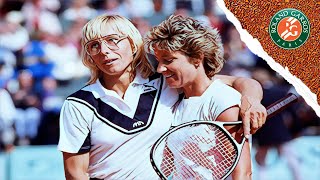 Martina Navrátilová v Chris Evert  1985 Roland Garros Final  Old School Match [upl. by Phyllis]