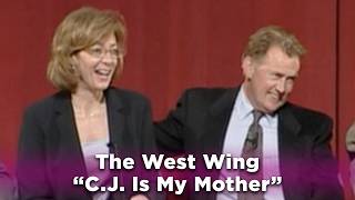 The West Wing  quotCJ Is My Mother … Every Role Is My Motherquot [upl. by Linell74]