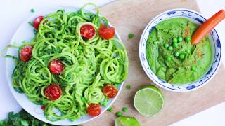 AVOCADO DIP  SAUCE FOR ZUCCHINI PASTA Easy Creamy [upl. by Joanna]