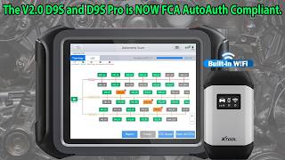 💥Big News💥 Xtool D9S amp D9S Pro Ver20 is NOW FCA AutoAuth Compliant [upl. by Arutnev235]