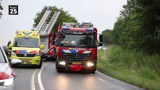 Emmeloord  Vrouw overleden bij ernstig ongeval Nagelerweg [upl. by Sedgewick]