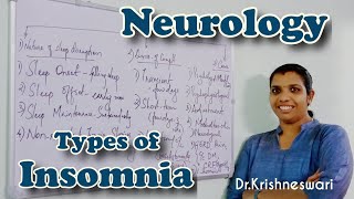 Types of Insomnia Neurology [upl. by Eirased8]