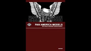 2023 HarleyDavidson Pan America Models  94001028 Service manual [upl. by Atnahs]