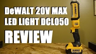 DeWALT 20V Max LED Area Light DCL050 Review [upl. by Aleda]