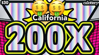 🤑 FUN 🎭🎟️🎶☀️ 200X ☀️ CA Lottery Ticket Scratchers 🤑 [upl. by Yahsed]