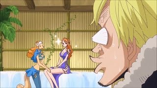 Sanji And Nami Garchu Funny Scene  ONE PIECE EP 762 [upl. by Aihsak]