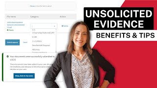 HOW TO UPLOAD UNSOLICITED EVIDENCE  Should you do it [upl. by Suivart]