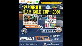 2nd NRNA ILAM GOLD CUP 2081423 II Match Highlights II NRT VS GTA 11 [upl. by Hartley677]