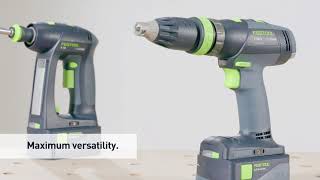 Cordless drill T 183  C 18  Festool [upl. by Sherwin]