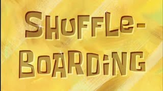 SpongeBob  ShuffleboardingProfessor Squidward Title Card Slovenian🇸🇮 [upl. by Anelhtak963]