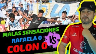 RAFAELA 0 VS COLON 0 resumen reaccion [upl. by Nivej]