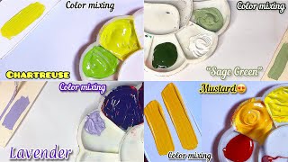 COLOR MIXING🌈  November recap✨🩷 art colormixing satisfying [upl. by Tager688]