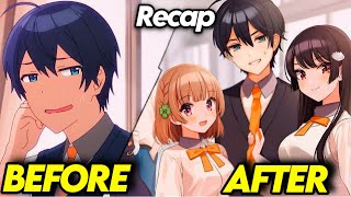 Otaku Fell In Love With Two Girls To Take Revenge  Anime Recap [upl. by Adnorrehs]