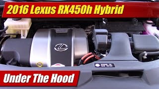 Under The Hood 2016 Lexus RX450h Hybrid [upl. by Egor]