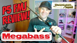 Megabass Destroyer P5 FMJ REVIEW Did they make a GREAT jig rod [upl. by Mcquoid]