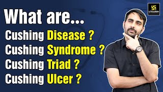 What are Cushing Diseases Cushing Syndrome Cushing Triad Cushing Ulcer Details by Mukesh Sir [upl. by Karlotte87]