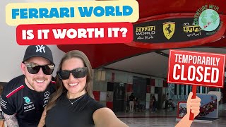 Is Ferrari World Really Worth It Full Vlog Ride Closures and Extra Charges [upl. by Harty]