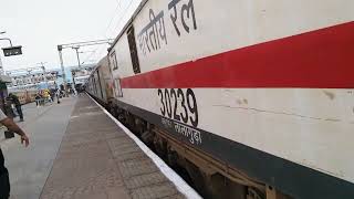 Secunderabad railway station with the 10 platform Secunderabad to sirpur kagaznagar bhagyanagar expr [upl. by Pohsib]