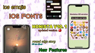 iOS Instagram for all Android Phones🍎  Honista v101  iOS emojis amp fonts  iOS reels amp stories [upl. by Gaven]