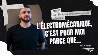 L’électromécanique c’est pour moi parce que… [upl. by Reitrac]