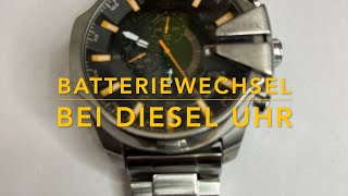 Batteriewechsel bei Diesel Uhr [upl. by Eimam]