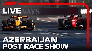 LIVE Azerbaijan Grand Prix PostRace Show [upl. by Ahern]