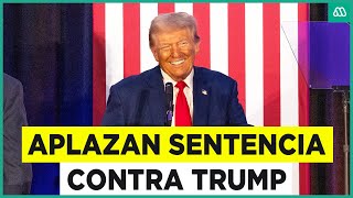 Aplazan la sentencia a Donald Trump para después de las elecciones [upl. by Assenab]